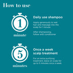 OGX ProGrowth + Peptide Clarifying Shampoo, 13 fl oz | Gentle Exfoliating Scalp Shampoo, Supports Natural Hair Growth, Removes Scalp Build-Up, 1.5% Mandelic Acid