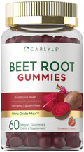 Carlyle Beet Root Gummies | 60 Count | Strawberry Flavor