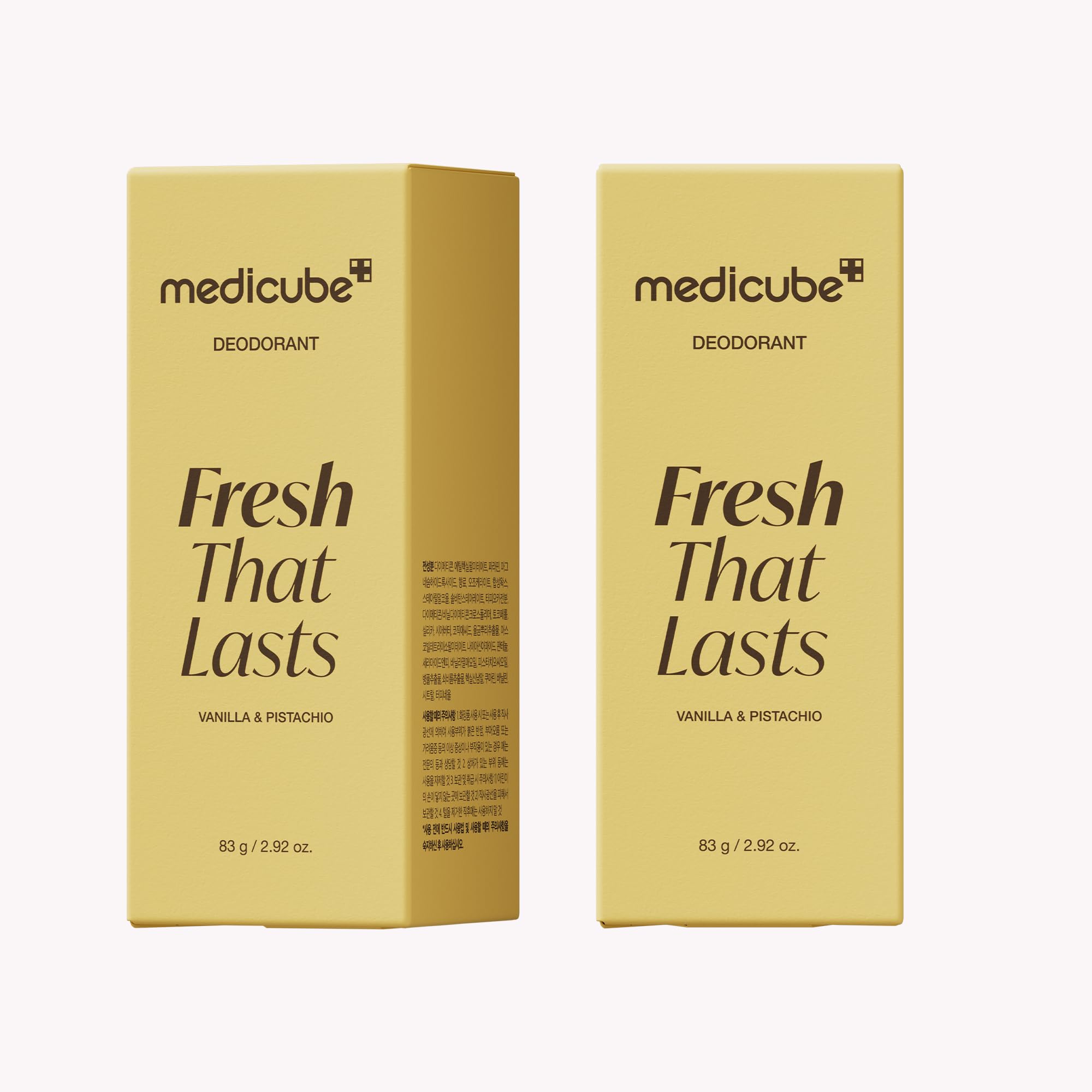 medicube Kojic Acid & Turmeric Aluminum-Free Deodorant for Women & Men | Vanilla & Pistachio Perfumed Stick - All-Day Odor Protection, Underarm Brightening Care, Korean Skincare, 2.92 oz.