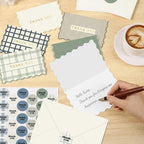 Thank You Cards Set of 30 With Envelopes and Stickers - Elegant Blank Cards