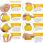 Hand Exercise Balls, Stress Balls, Squeeze Balls for Hand Therapy
