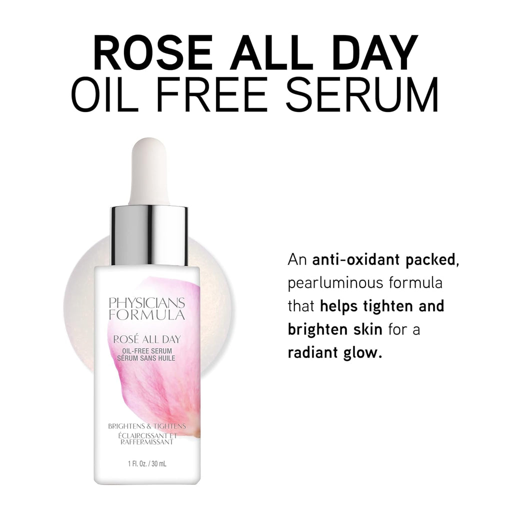 Buy now Physicians Formula RosÃ© All Day Oil-Free Serum, Antioxidant-Rich Formula with Rose Water & Kakadu Plum for Brightening & Hydration at indiglob india