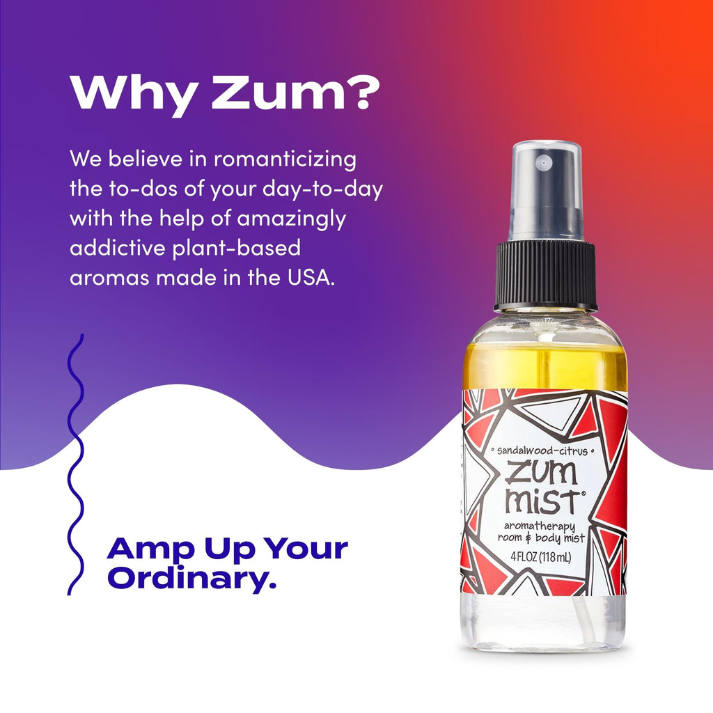 Zum Mist Room and Body Spray - Sandalwood-Citrus - 4 fl oz