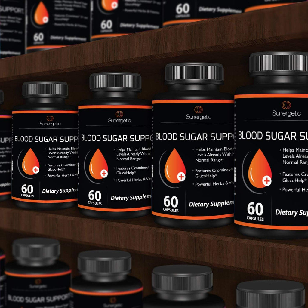 Premium Blood Sugar Support Supplement–Supports Healthy Blood Sugar Levels Already Within Normal Range – Includes Bitter Melon Extract, Vanadium, Chromium, Cinnamon, & Alpha Lipoic Acid-60 Capsules
