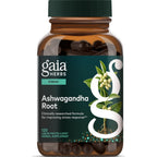 Gaia Herbs Ashwagandha Root 350 mg - Supports Balanced Energy Levels & Positive Outlook*- Supports Healthy Cortisol Balance* - 60 Vegan Liquid Phyto-Caps (30 Servings)