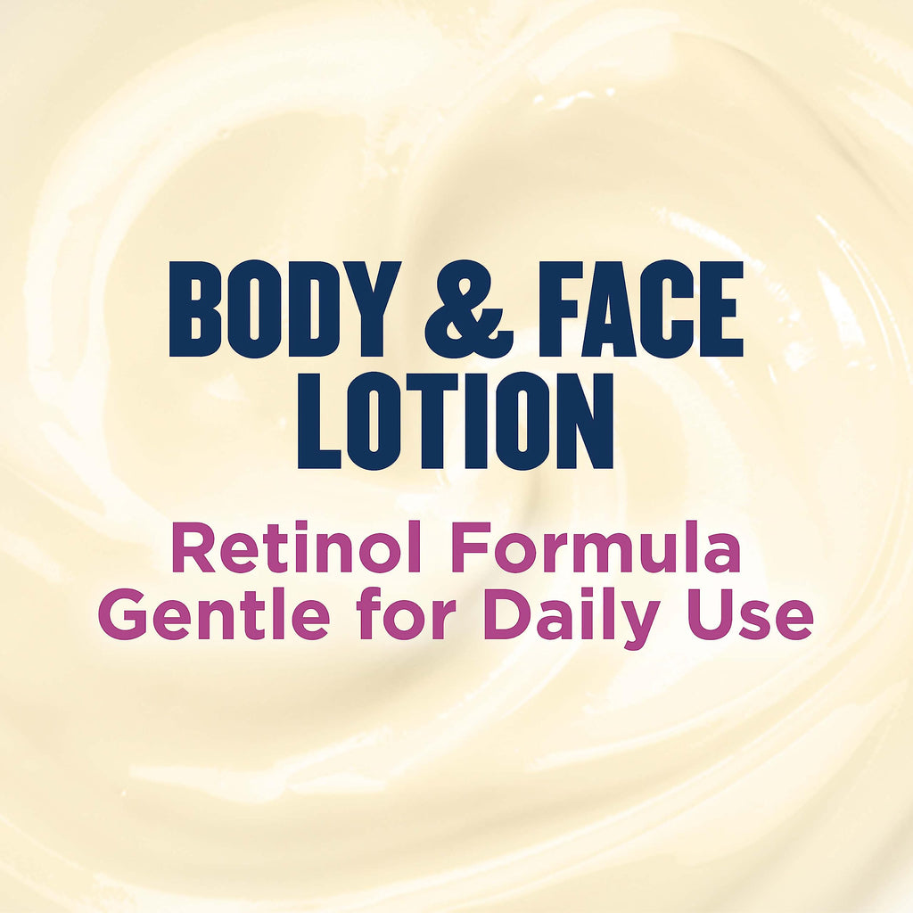Gold Bond Age Renew Retinol Overnight Body & Face Lotion, 13 Oz | Face and body lotion with Retinol & peptide complex, Non-irritiating, Gentle for Daily use