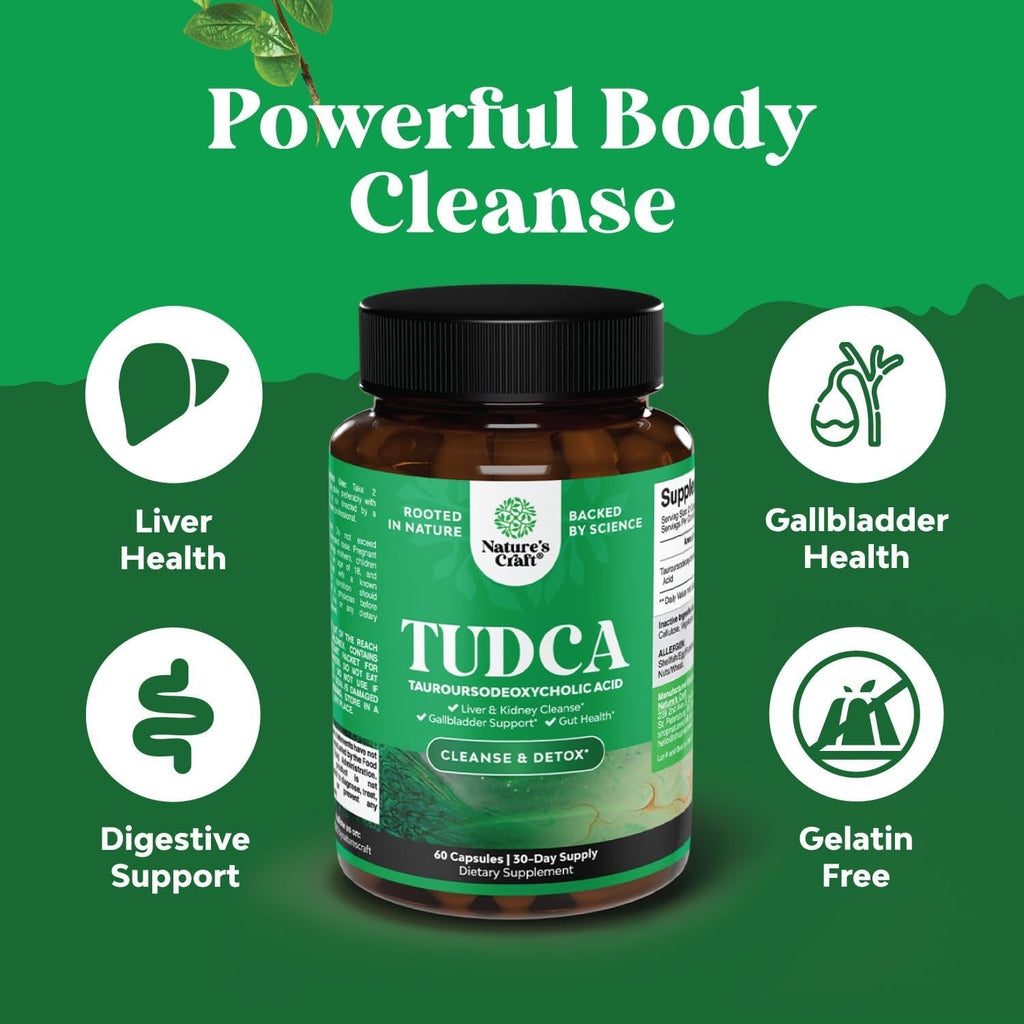 Buy now Advanced Bile Salt TUDCA Supplement - Extra Strength TUDCA 500mg per Serving Bile Salts for Gallbladder Kidney and Liver Support - High Purity Tauro Ursodeoxycholic Acid Liver and Gallbladder Cleanse at indiglob india