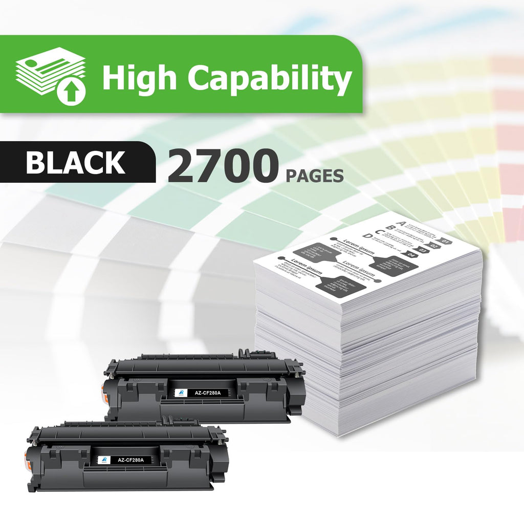 CF280A 80A Toner Cartridge Black for HP CF280X 80X LaserJet Pro 400 M401n