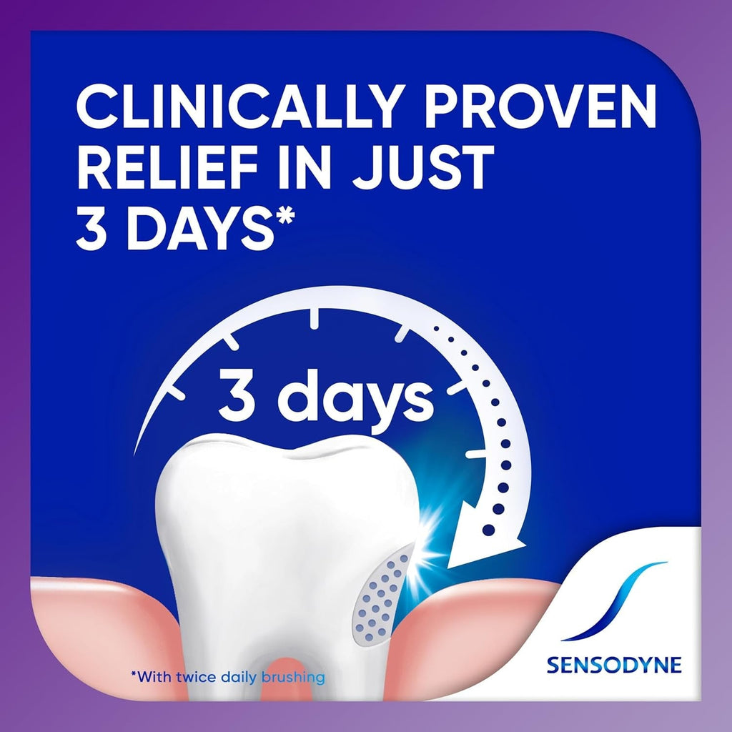 Buy now Sensodyne Rapid Relief Sensitive Toothpaste, Cavity Prevention and Sensitive Teeth Treatment - 3.4 Ounces at indiglob india