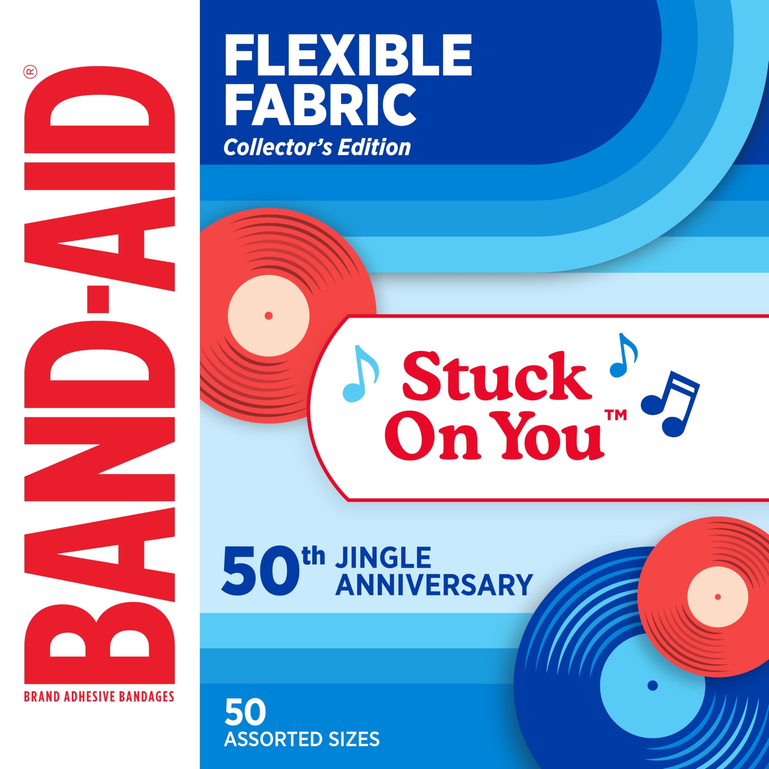 Buy now Band-Aid Adhesive Bandages Flexible Fabric, Extra Large, 10 Count at indiglob india