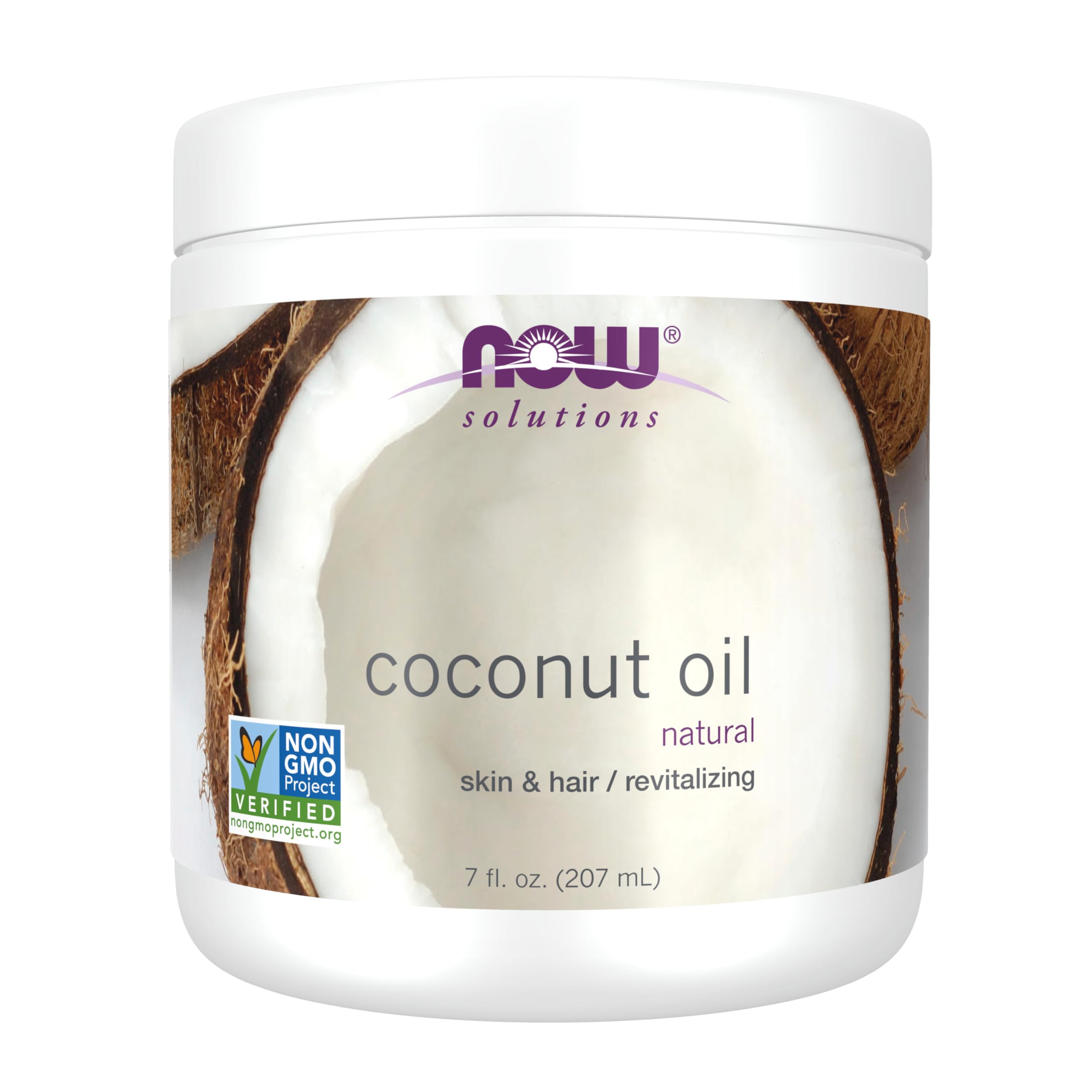 Buy now NOW Foods Solutions, Coconut Oil, Naturally Revitalizing for Skin and Hair, Conditioning Moisturizer, 7-Ounce at indiglob india