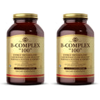 Solgar B-Complex "100", 100 Vegetable Capsules - Nervous System Support - Supports Energy Metabolism - Non-GMO, Vegan, Gluten Free, Dairy Free, Kosher - 100 Servings