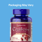 Buy now Puritan's Pride Naturally Sourced Cranberry One Per Day Fruit Concentrate 500mg, 50:1 Dietary Supplement for Urinary Tract Support, 4 Month Supply, 120 Rapid Release Capsules at indiglob india