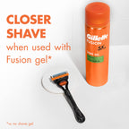 Buy now Gillette Fusion5 Razor Refills for Men, 4 Razor Blade Refills at indiglob india