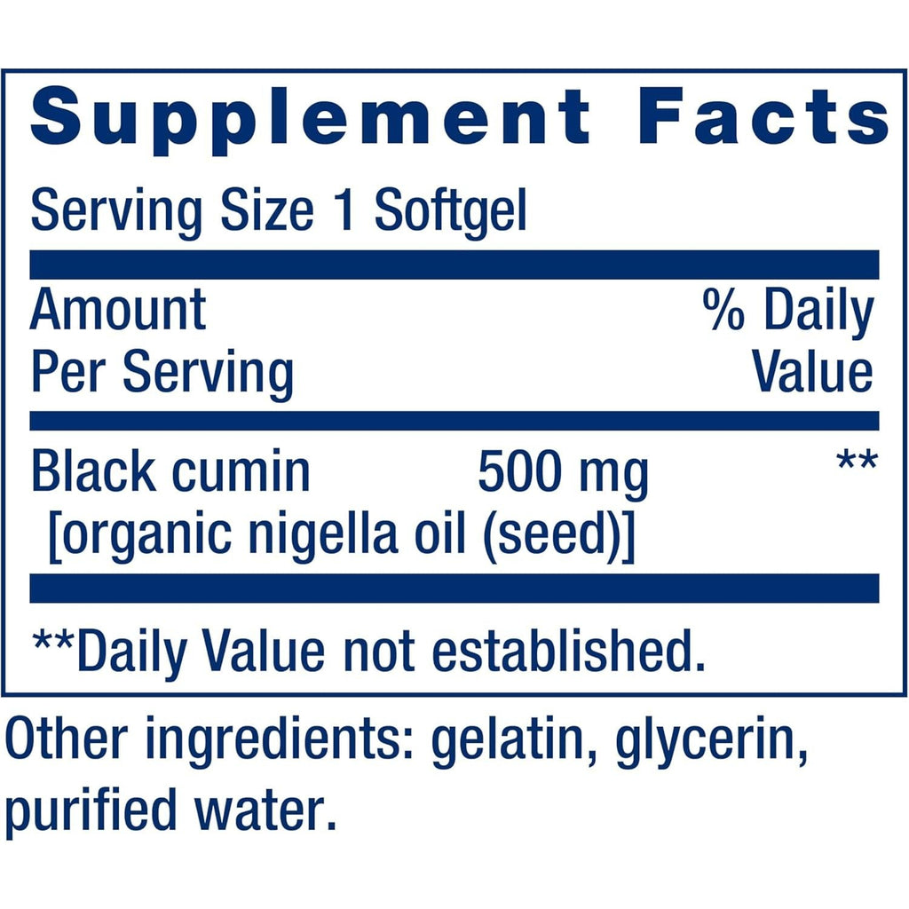 Buy now Life Extension Black Cumin Seed Oil, Black Cumin, Immune Health Support, Whole-Body Health, Healthy Aging, Gluten Free, Non-GMO, 60 softgels at indiglob india