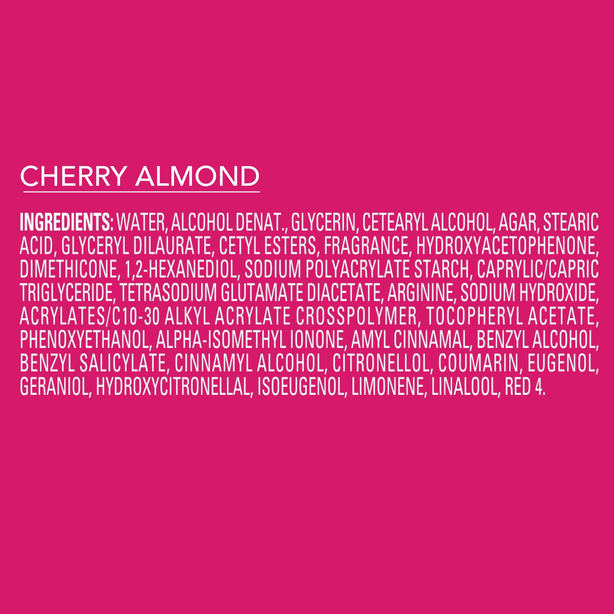 Jergens Cherry Almond Body Lotion Bursts, Squishy Moisturizer, 38 ct | Squishy Heart-Shaped Bursts, Cherry Almond Scent, Moisturizing Lotion, Teen Gift, Birthday Idea