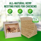Small Pet Select Hemp Nesting Pads, Chicken Coop & Boxes, 10-Pack