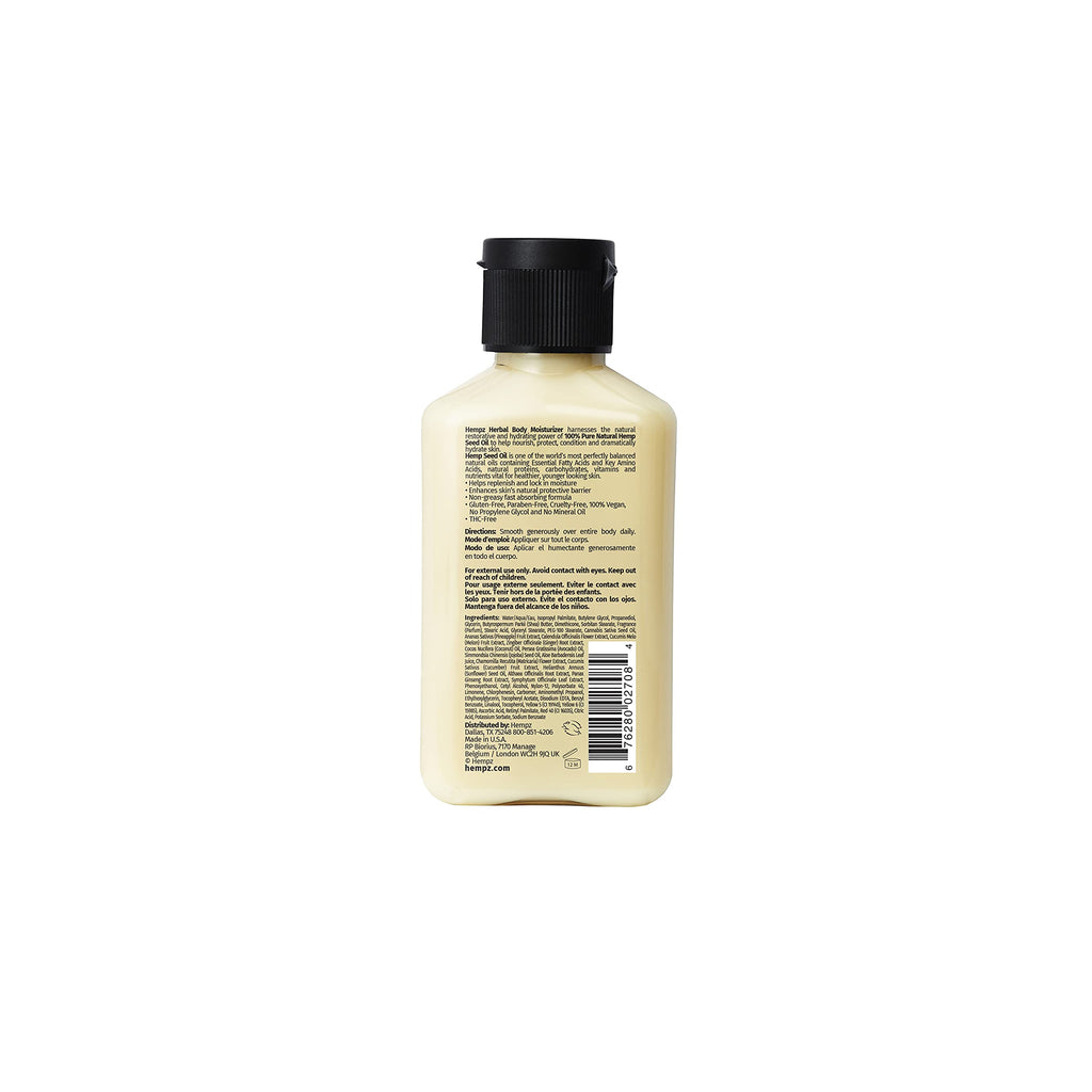 Buy now Hempz Sweet Pineapple & Honey Melon Moisturizing Skin Lotion, Hemp Seed Herbal Body Moisturizer with Jojoba, Natural Extracts, Vitamins A and E, 2.25 oz at indiglob india