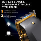 Hair Clippers for Men, Cordless Hair Trimmer with 8 Color-Coded Guards