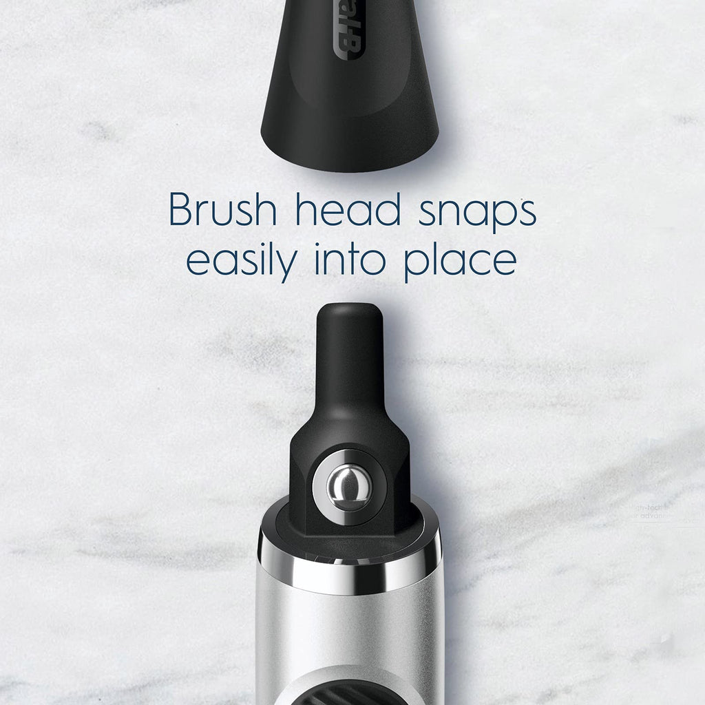 Buy now Oral-B Clic Toothbrush Replacement Brush Heads, Black, 2 Count at indiglob india