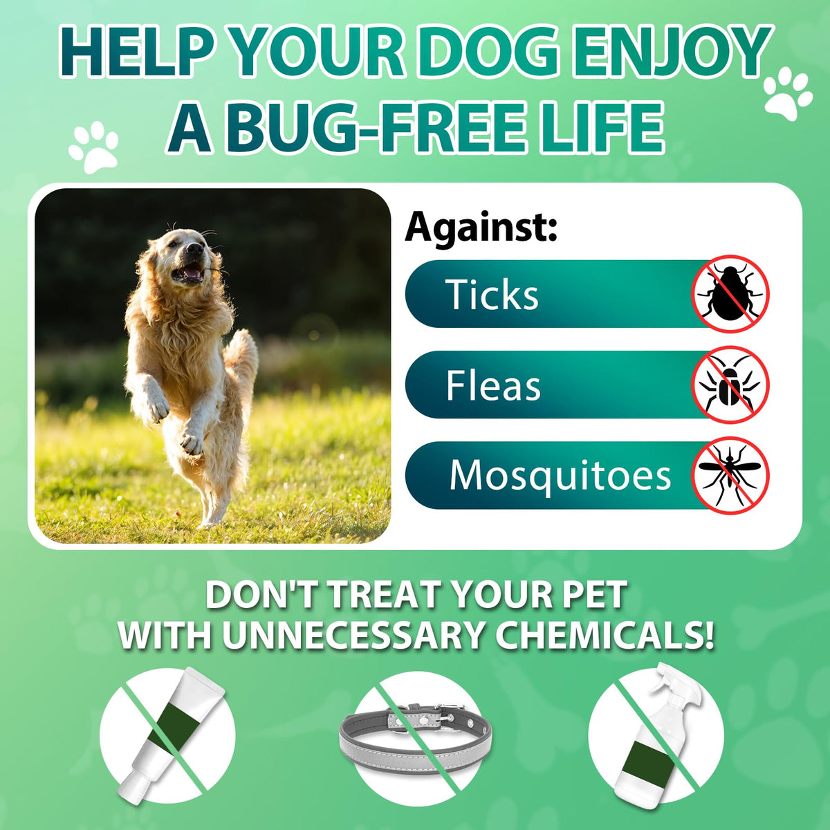 Carmelie Flea and Tick Prevention for Dogs Chewables, 200 Soft Chews