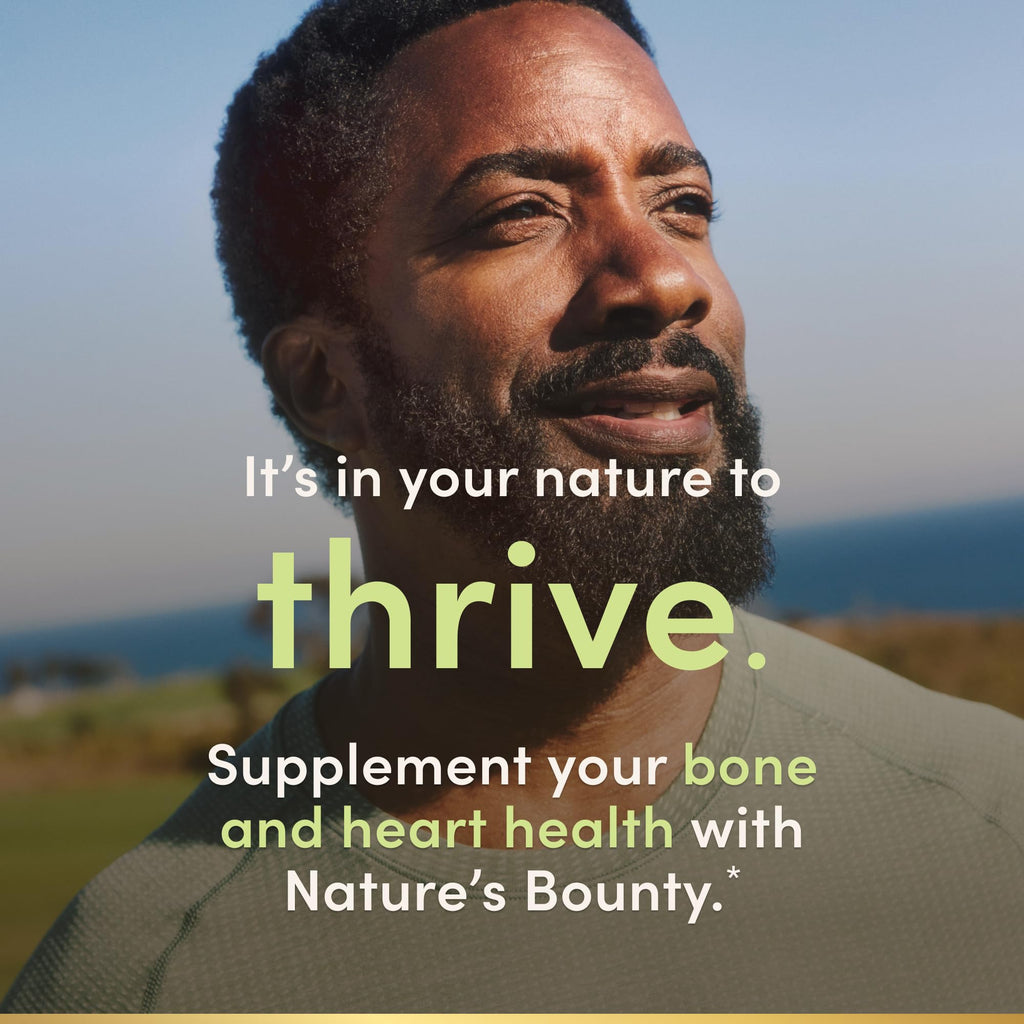 Nature’s Bounty Vitamin D3 K2 Supplement, 4000 IU Vitamin D3 plus 100 mcg of Vitamin K Supplements for Adults for Heart & Bone Health Support, 30 Day Supply, 30 Vegetarian Capsules