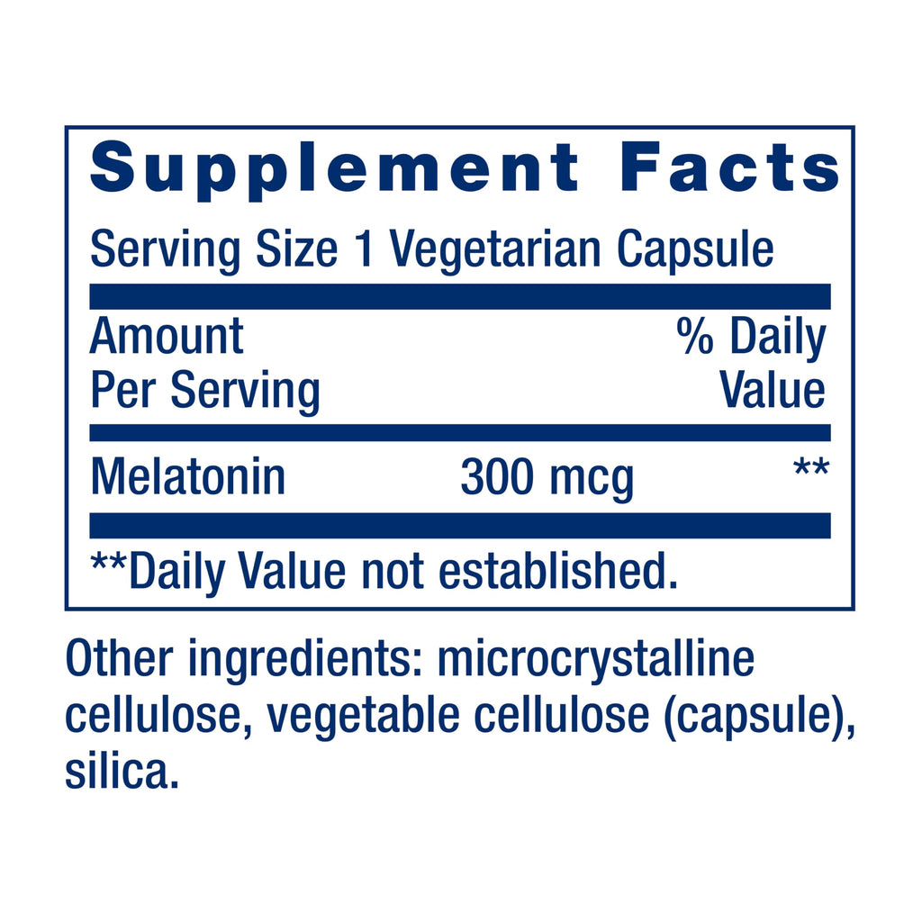 Life Extension Melatonin, 300 mcg, Sleep Support, 100 Capsules