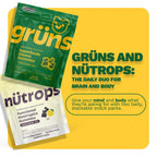 Nutrops Nootropics Mushroom Gummies for Brain Health, Sugar Free 28 ct | 1000mg of Mushrooms Including Lion's Mane, Chaga, Reishi, Cordyceps