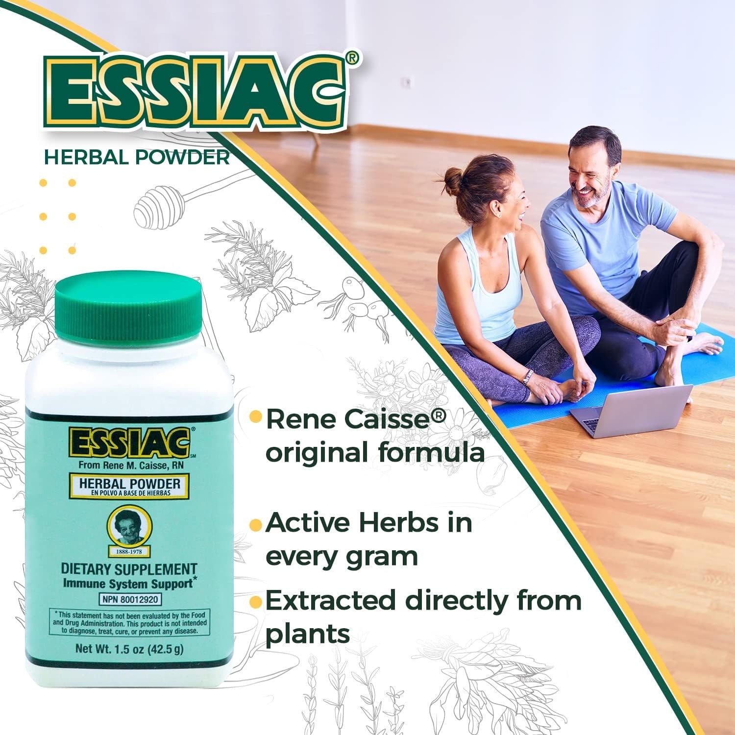 Buy now Essiac Tea Powder Original Tea Powder â€“ 1.5 oz Bottle | Powerful Antioxidant Blend to Help Promote Overall Health & Well-Being | Original Formula from 1922 (1 Pack) at indiglob india