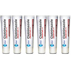Globe Clotrimazole Cream 1% Fast Acting Antifungal Cream 1 oz Tube, 6 Pack