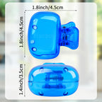 Hxezoc 12 Pack Toothbrush Covers Toothbrush Holders Travel Toothbrush Protector Cap Plastic Protective Portable Clip for Bathroom, Household Travel, Camping, School, Business
