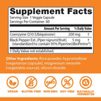 Buy now Doctors Best High Absorption CoQ10, Heart & Energy Support*, USP Verified, Naturally Fermented CoQ10, Non-GMO, Gluten Free, Soy Free, Vegan 60 Veggie Caps at indiglob india