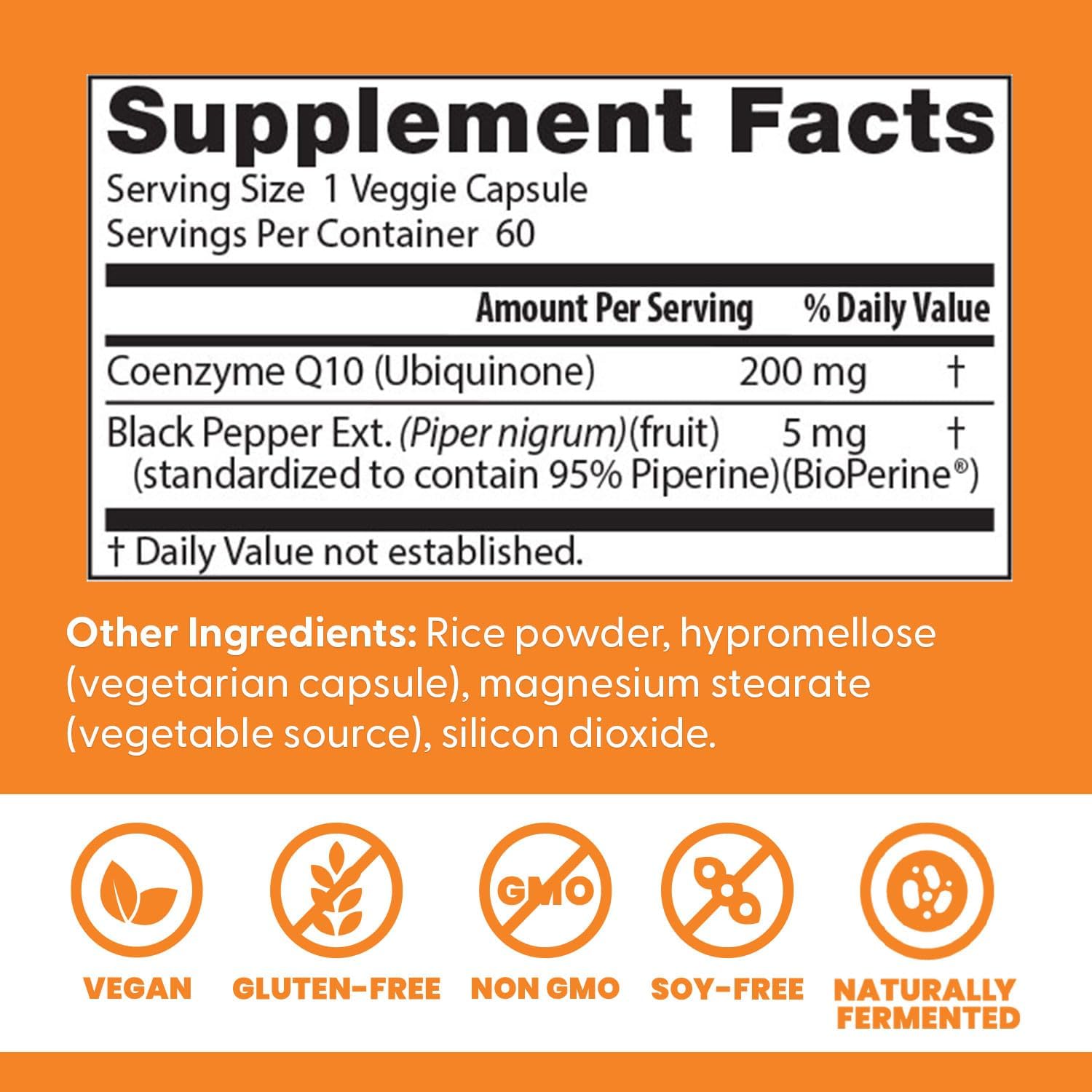 Buy now Doctors Best High Absorption CoQ10, Heart & Energy Support*, USP Verified, Naturally Fermented CoQ10, Non-GMO, Gluten Free, Soy Free, Vegan 60 Veggie Caps at indiglob india