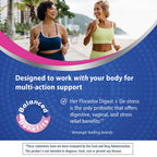 Florastor Probiotics for Women, Digest and De-Stress, 30 Capsules | Digestive Health and Vaginal Probiotic with L-Theanine for Mind and Body Wellness