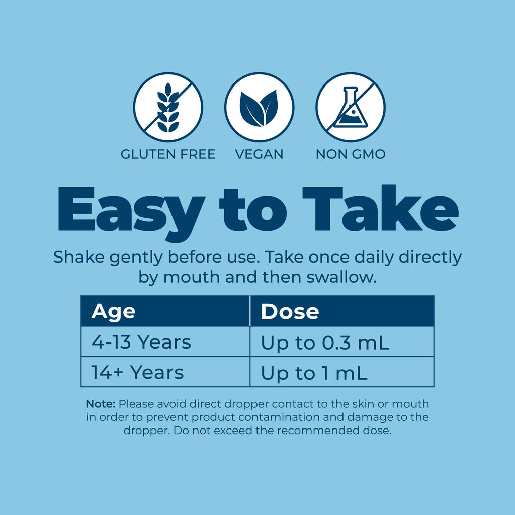 MARYRUTH'S USDA Organic Vitamin K2 MK7 Liquid Drops for Adults & Kids, 1 oz
