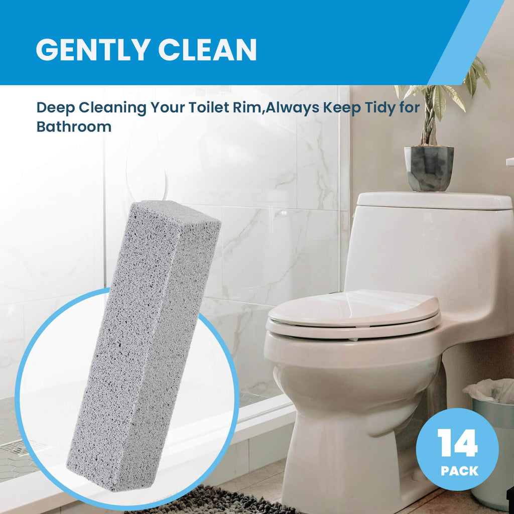 Riuja 14 Pack Pumice Stone Toilet Bowl Cleaner, Pumice Stone for Cleaning