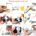 Buy now Kingsdun Watch Battery Replacement Tool Kit, 168Pcs Watches Repair Band Strap Link Pins Remover Adjustment Repairing Tools Sets with Carrying Case & Manual at indiglob india