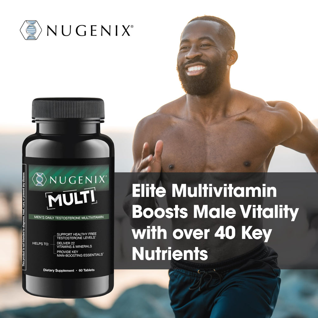Nugenix Multivitamin for Men, Testosterone Supplement for Men, 60ct