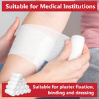 YesBes 40 Pack Gauze Rolls, 3 in x 4.1 Yards, Premium Gauze Wrap Roll for Wounds, Bandage Wrap Rolled Gauzes, Mummy Wraps, Individually Wrapped