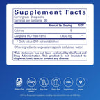 Pure Encapsulations L-Arginine, 180 Capsules | 1,400 mg, Support Nitric Oxide Production, Heart Health and Blood Flow*, Gluten-Free and Non-GMO