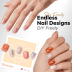 Modelones Short Almond Nail Tips, 360 pcs, perfect for endless DIY nail designs. Verified by CuratCart for quality assurance.