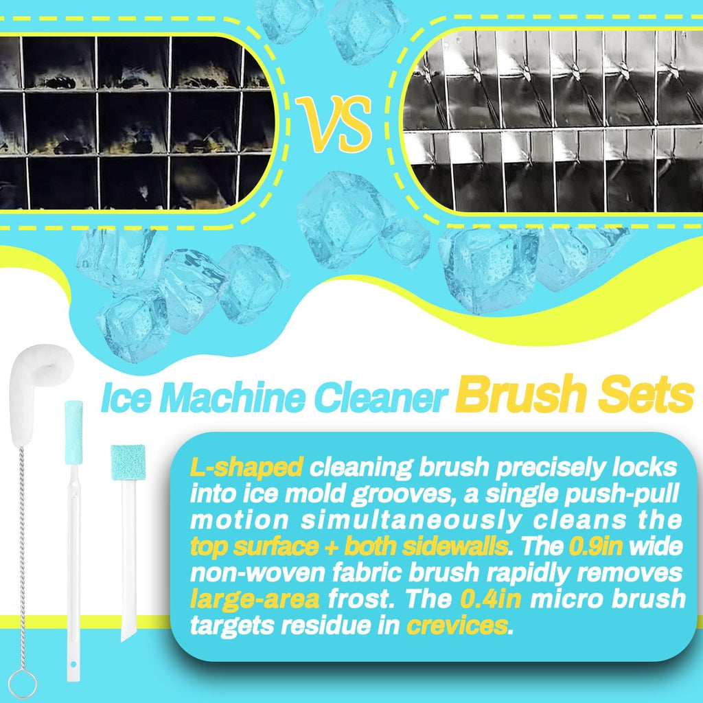 Potanro Ice Machine Cleaner Brush Sets,14Pcs Ice Maker Cleaner Tools