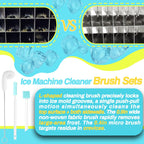 Potanro Ice Machine Cleaner Brush Sets,14Pcs Ice Maker Cleaner Tools