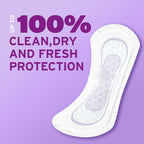 Poise Daily Liners, Incontinence Panty Liners for Bladder Leaks, 2 Drop Very Light Absorbency, Long Length, 264 Count of Pantiliners (6 Packs of 44), Packaging May Vary
