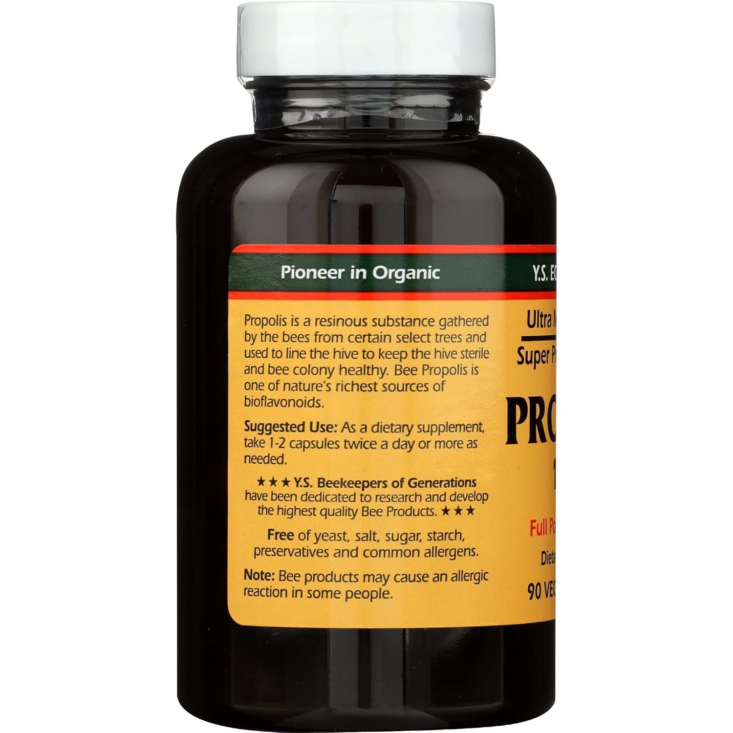 Buy now YS BEE FARMS Propolis 1000 MG, 90 CT at indiglob india