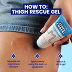 Megababe Thigh Rescue Gel, Stops Chafe, Sweat-Resistant, 2.5 fl oz
