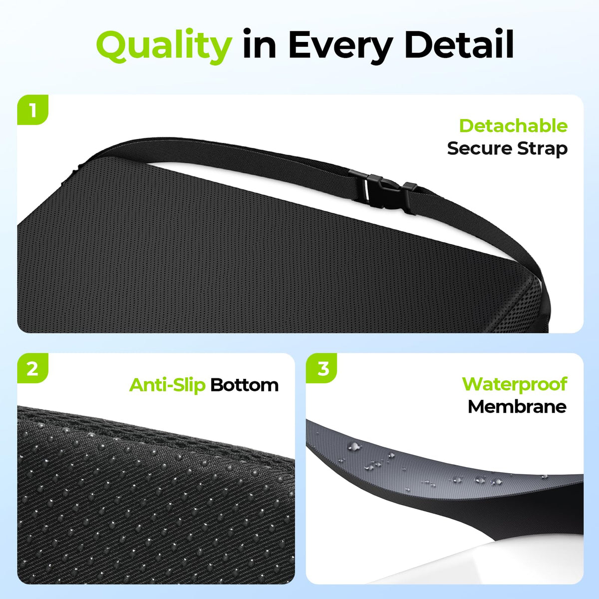 AUVON Gel Ventilation Seat Cushion with Innovation Heat Dissipation Design