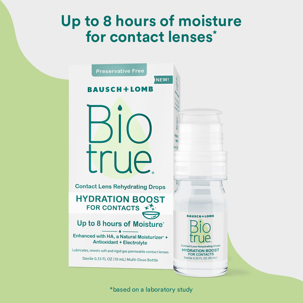 Biotrue Hydration Boost for Contacts, Lubricant Eye Drops, 0.33 Fl Oz