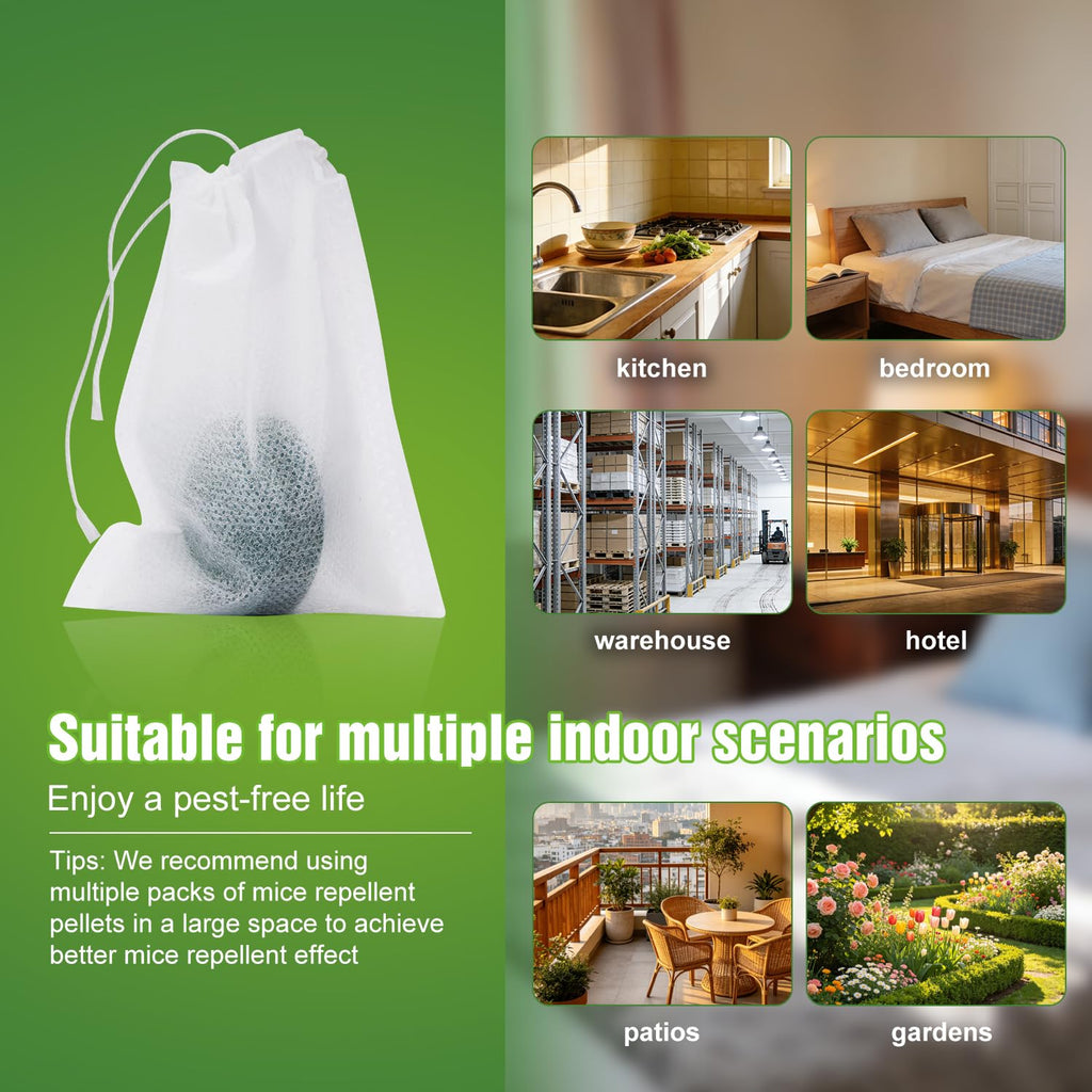 24 Pcs Mouse Repellent Rodent Repeller Natural Peppermint Oil Pest Control
