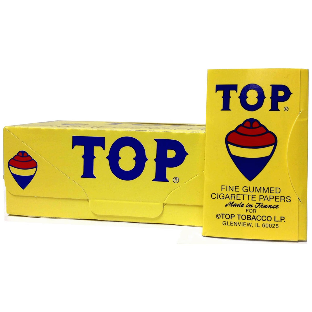 TOP - Single Wide Rolling Papers - 24 Booklets with 100 Leaves per Booklet
